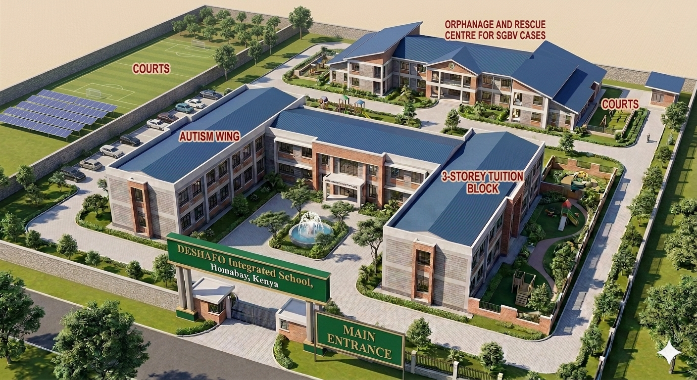 Project Tumaini — Planned campus expansion for DESHAFO Integrated School, Homabay